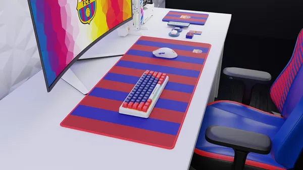 Desk pad FC Barcelona JQR XL blue and red