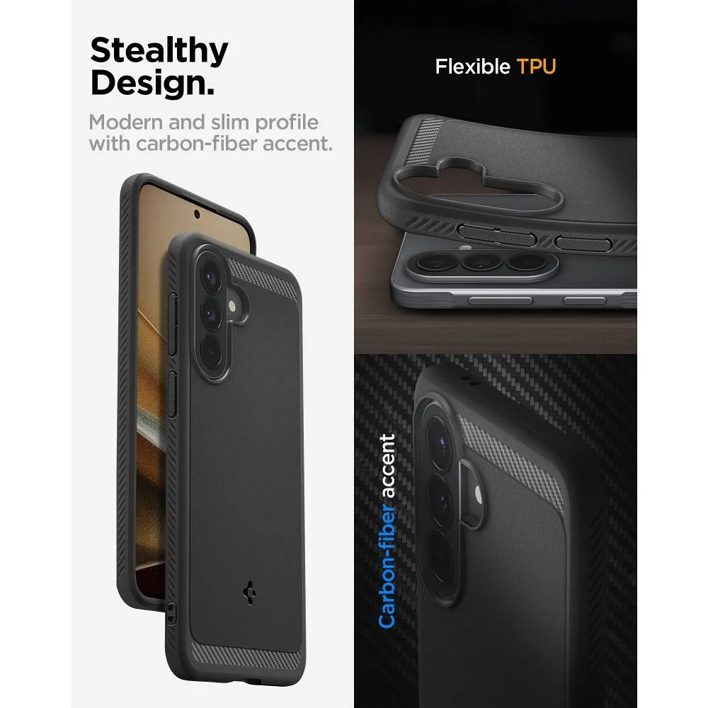 Case passend für Samsung A57 5G Spigen Rugged Armor black