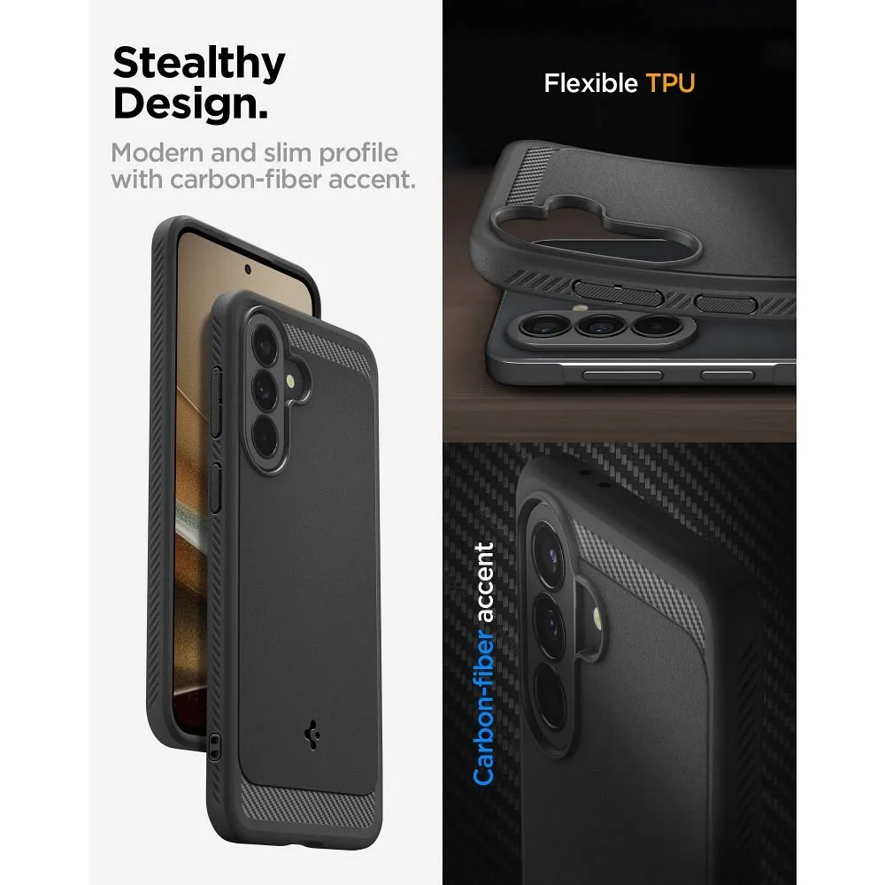 Case passend für Samsung A37 5G Spigen Rugged Armor black