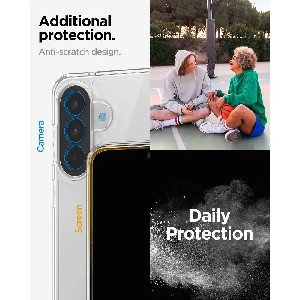 Case passend für Samsung A57 5G Spigen Ultra Hybrid transparent