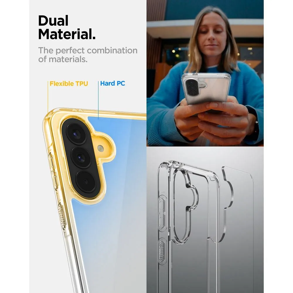 Case passend für Samsung A57 5G Spigen Ultra Hybrid transparent