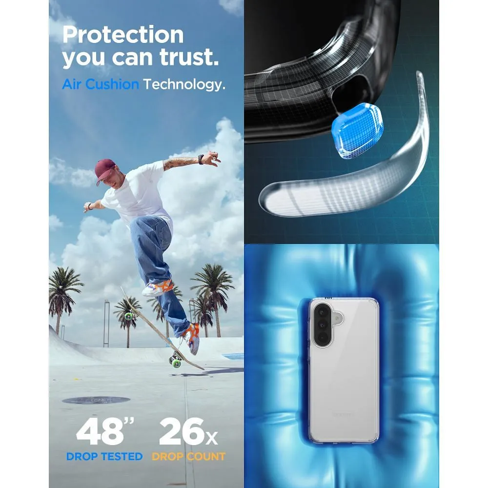Case passend für Samsung A57 5G Spigen Ultra Hybrid transparent