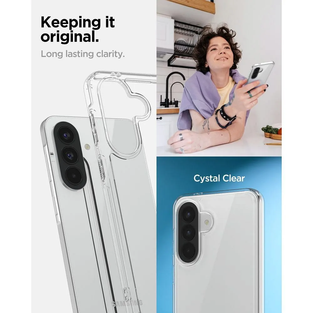 Case passend für Samsung A57 5G Spigen Ultra Hybrid transparent