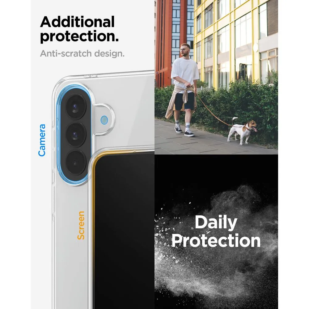 Case passend für Samsung A57 5G Spigen Liquid Crystal transparent