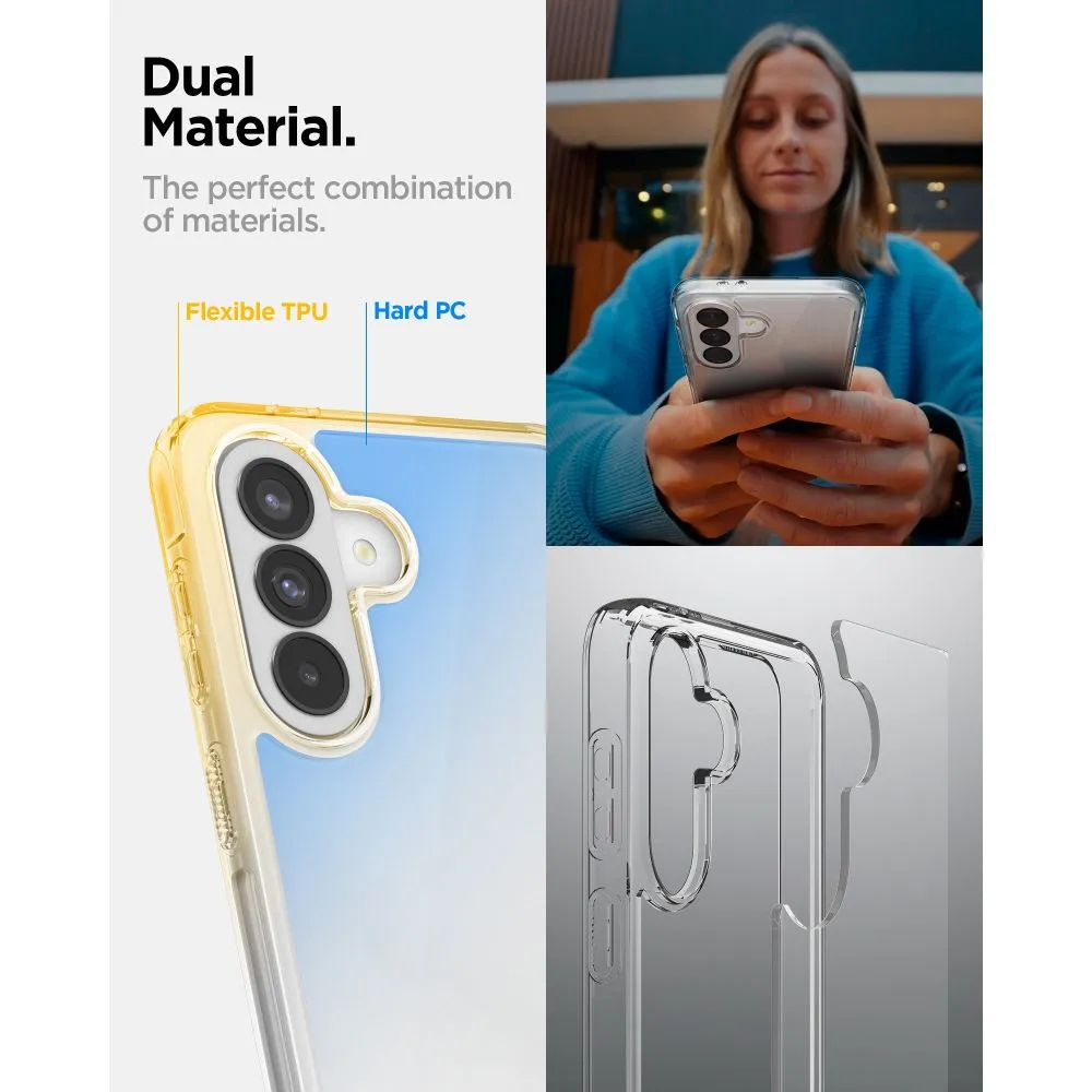 Case passend für Samsung A37 5G Spigen Ultra Hybrid transparent