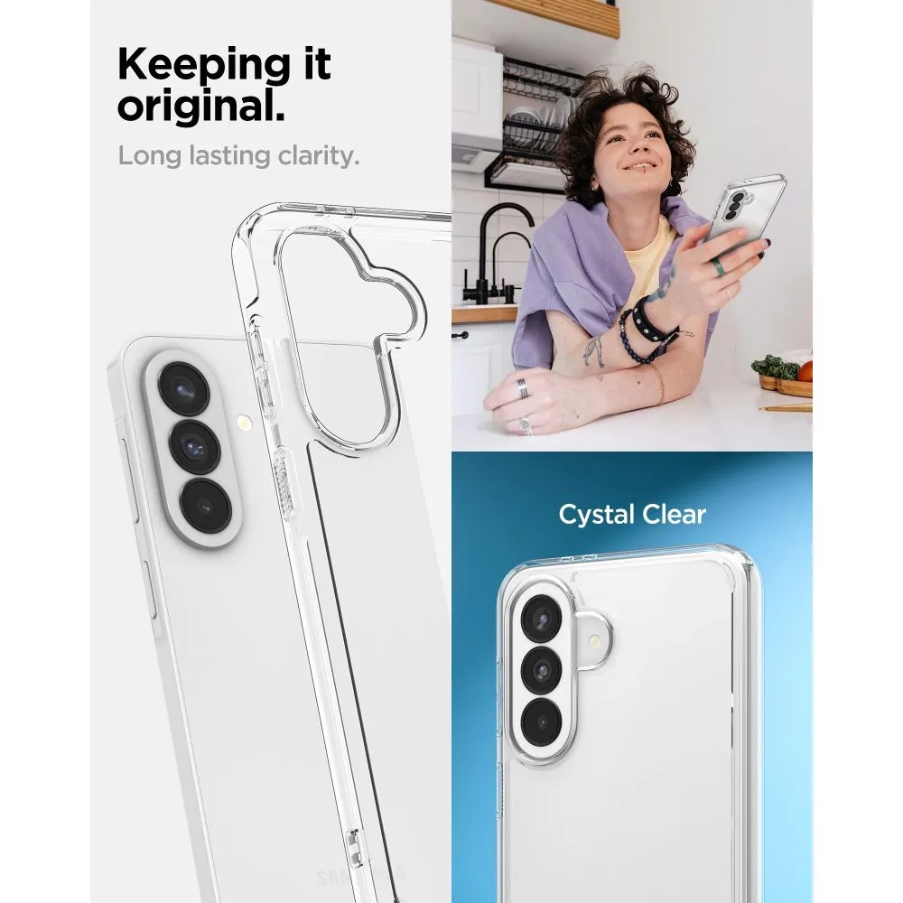 Case passend für Samsung A37 5G Spigen Ultra Hybrid transparent