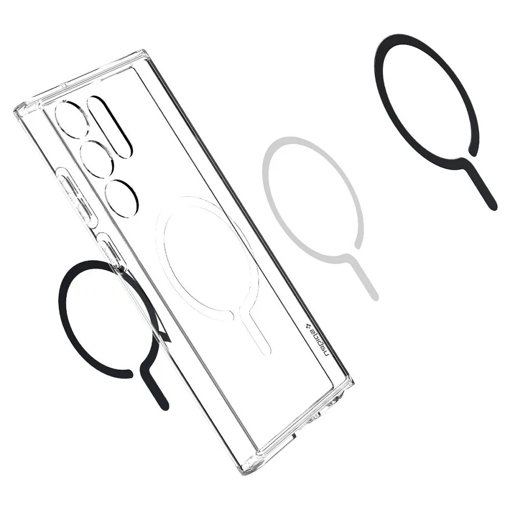 SPIGEN Ultra Hybrid Onetap Ring Magsafe case passend für SAMSUNG S23 ULTRA black