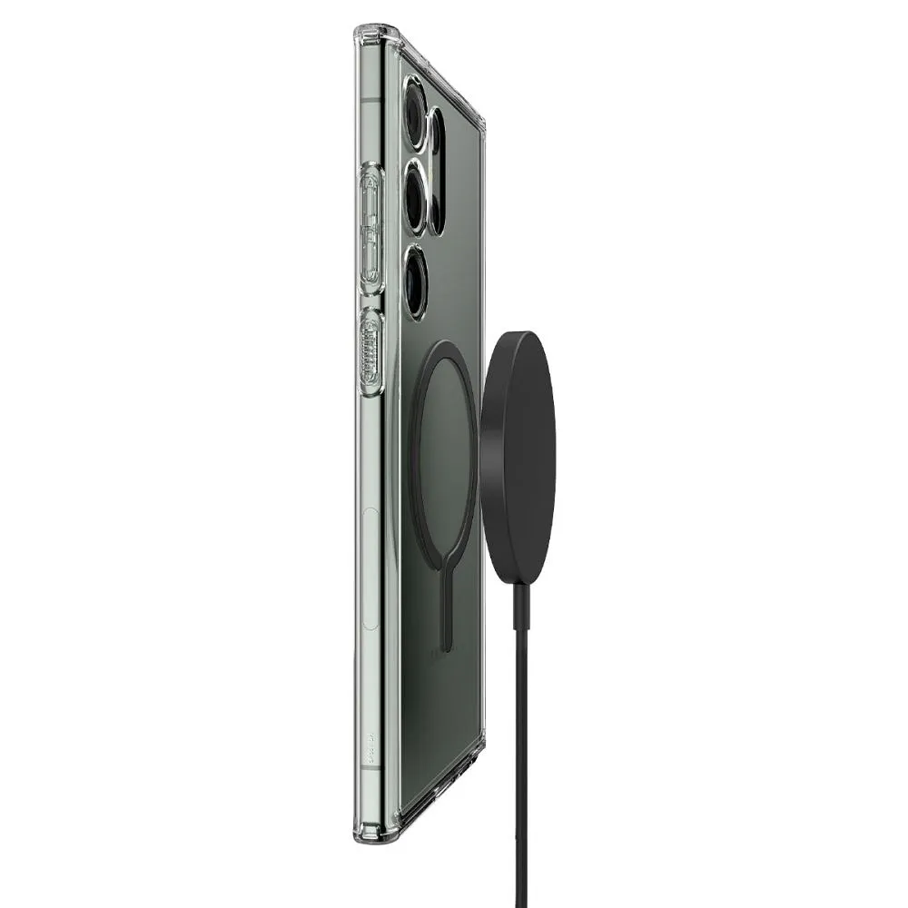 SPIGEN Ultra Hybrid Onetap Ring Magsafe case passend für SAMSUNG S23 ULTRA black