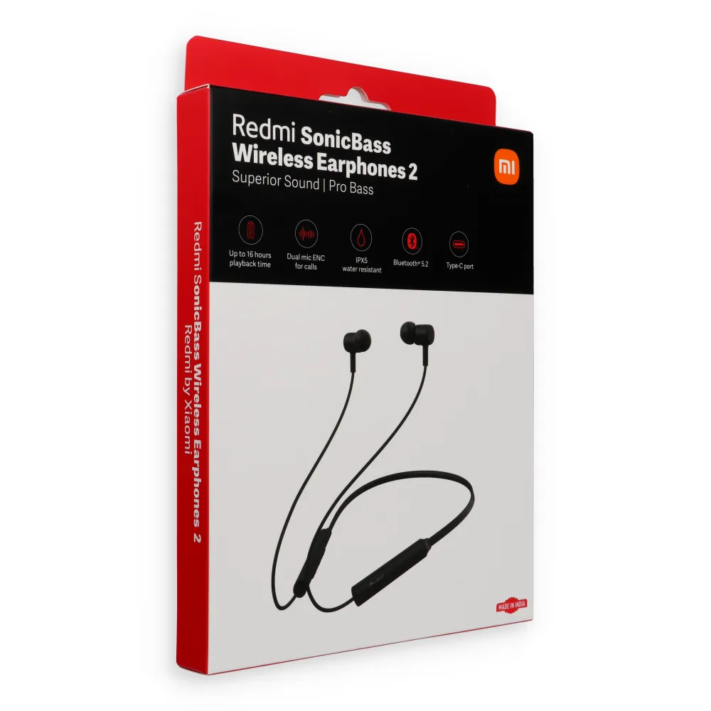 Wireless earphones Xiaomi SonicBass 2 black